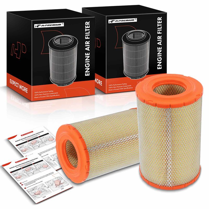 2x Engine Air Filter for Chevy GMC C1500 C2500 Pickup Suburban Yukon Cadillac