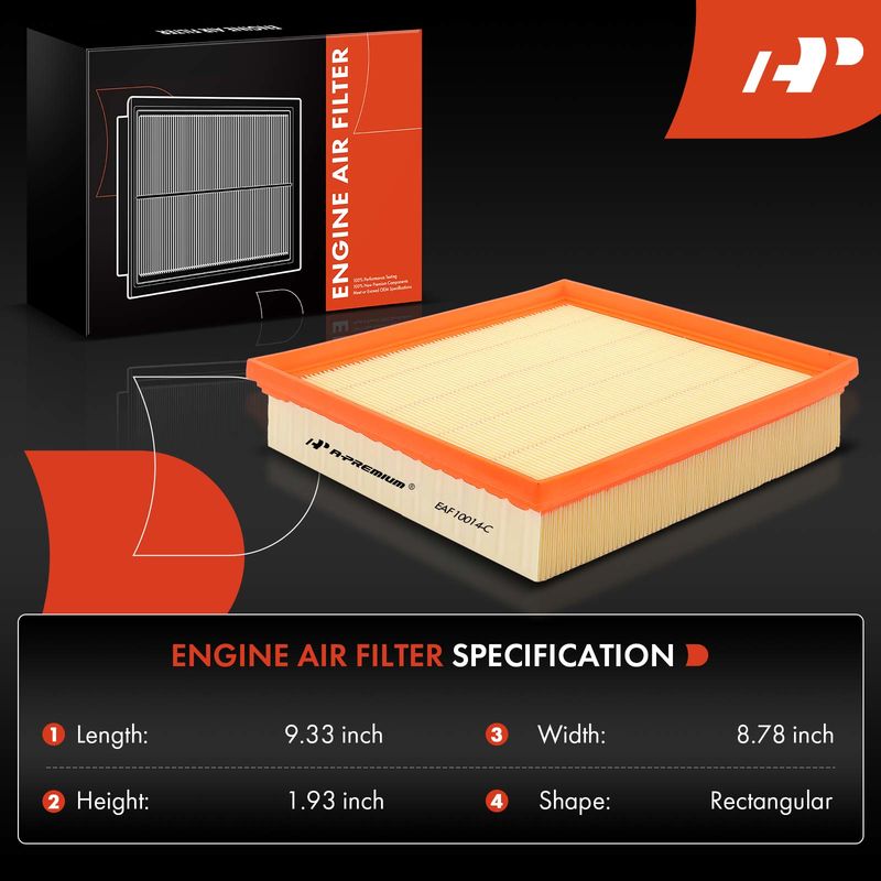 Engine Air Filter for Buick LaCrosse Allure Chevrolet Impala Monte Carlo Pontiac