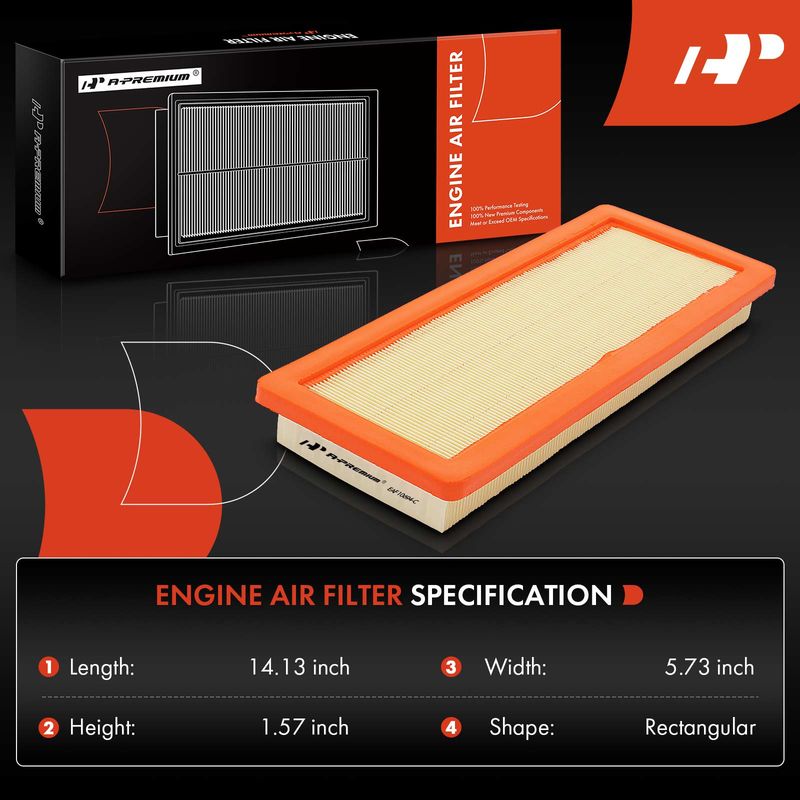 Engine Air Filter for BMW Z4 Mini Cooper Countryman Paceman L4 1.6L L6 3.0L