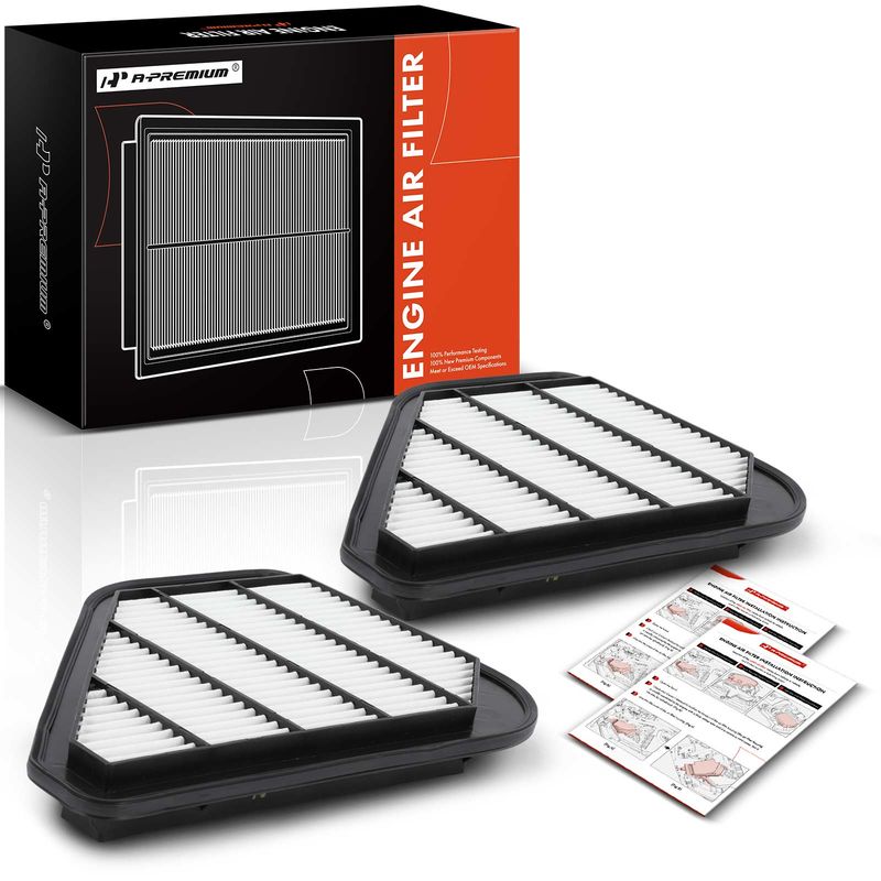 2x Engine Air Filter for Buick Enclave Chevy Traverse GMC Acadia Saturn Outlook