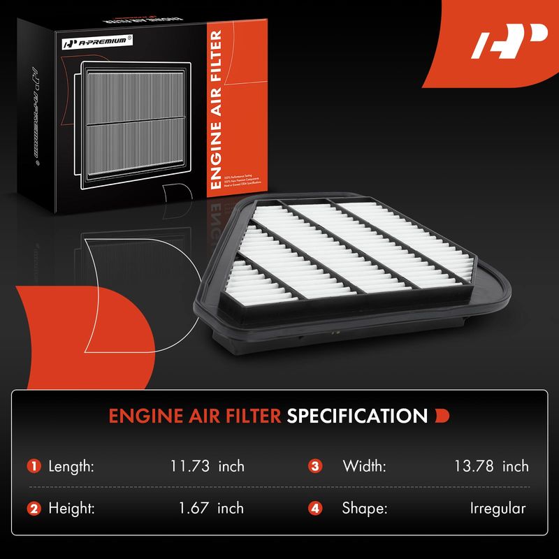 2x Engine Air Filter for Buick Enclave Chevy Traverse GMC Acadia Saturn Outlook
