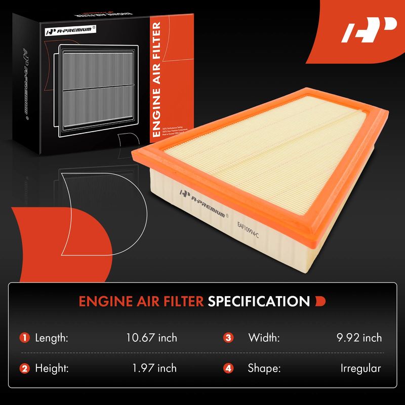 2x Engine Air Filter for BMW F10 E84 E89 528i 2012-2016 528i xDrive X1 2012-2015