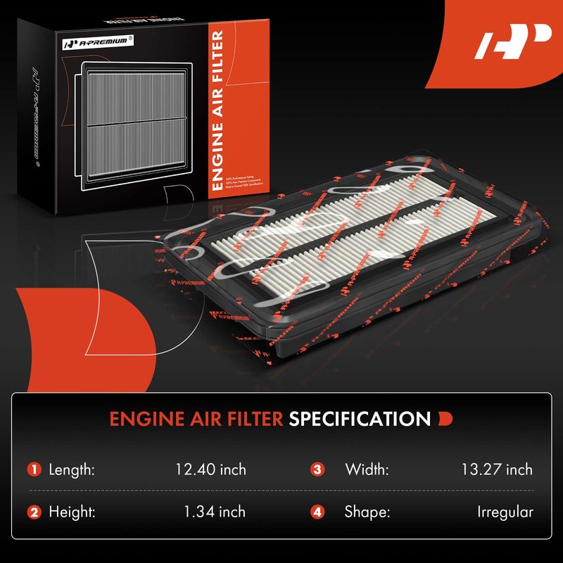 2x Engine Air Filter for INFINITI QX56 11-13 QX80 14-22 Nissan Armada 17-22