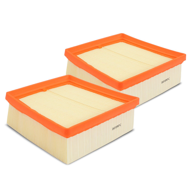 2x Engine Air Filter with Flexible Panel for Ford Fiesta 2011-2019 1.0L 1.6L