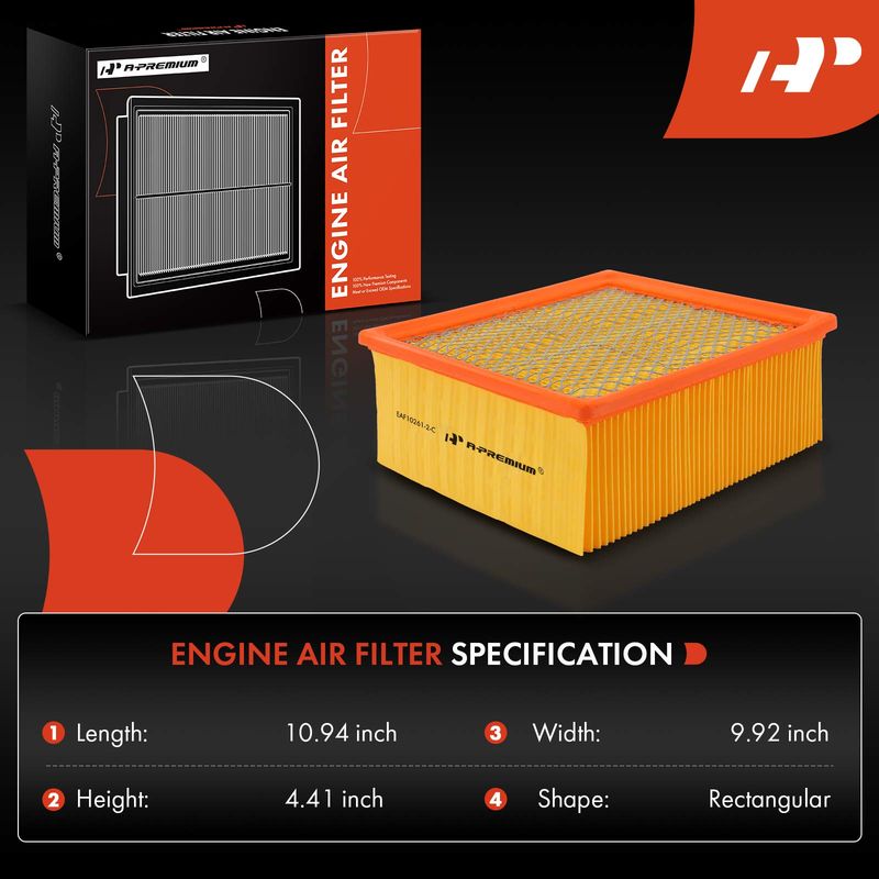 Engine Air Filter for Ram 2500 3500 4500 5500 Dodge Ram 2500 Ram 3500 Sterling