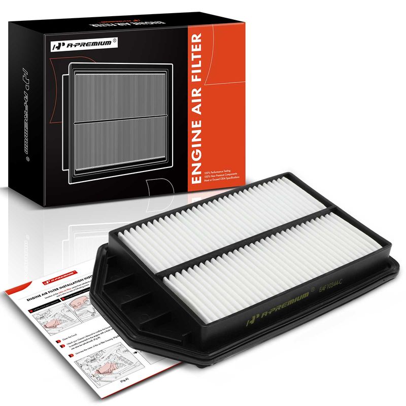 Engine Air Filter with Rigid Panel for Honda CR-V 2007-2009 L4 2.4L