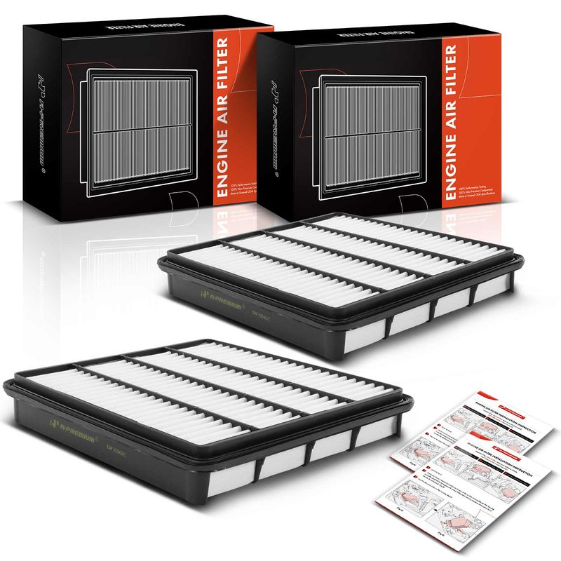 2x Engine Air Filter for Lexus LX570 Toyota Land Cruiser Sequoia Tundra