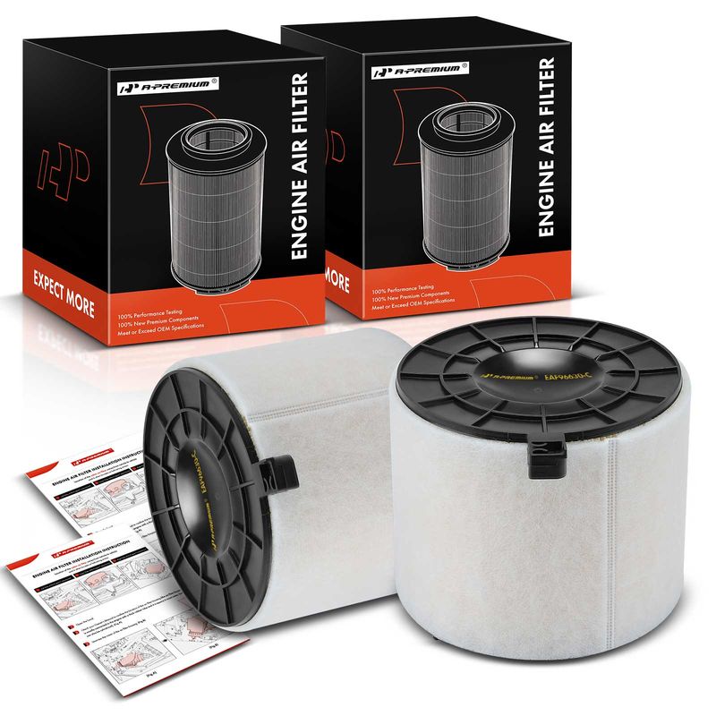 2x Engine Air Filter for Audi S5 Sportback 2018-2023 SQ5 RS5 Sportback 2.9L 3.0L