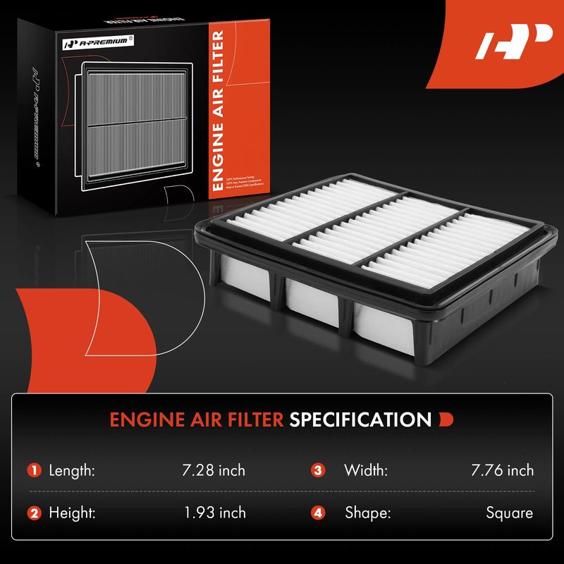 Engine Air Filter for Hyundai Elantra 2007-2012 Kia Forte Forte Koup 2010-2013