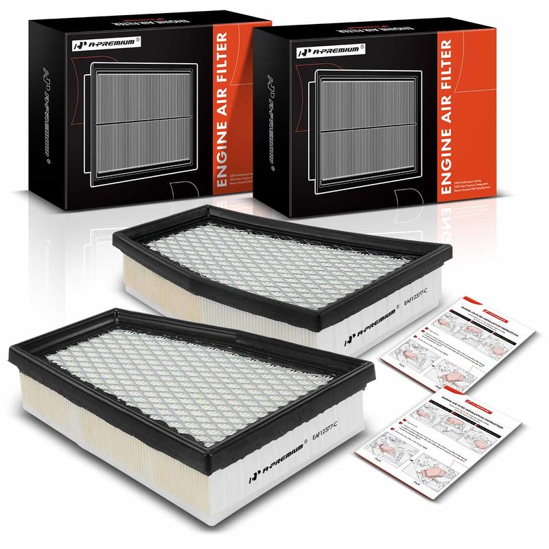 2x Left & Right Engine Air Filter for Audi RS5 2013 2014 2015 V8 4.2L