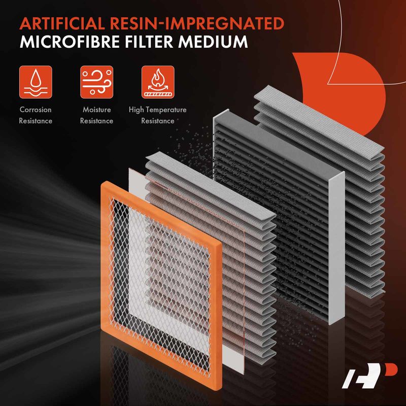 Front Engine Air Filter for Hyundai Accent Veloster Kia Rio 12-17 Soul 12-19
