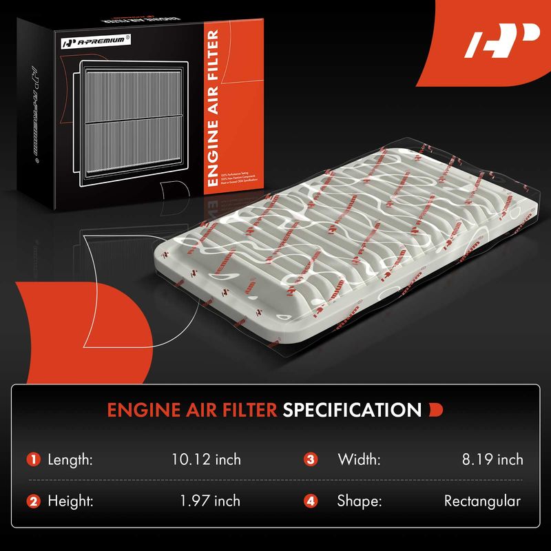 2x Engine Air Filter for Mitsubishi Lancer 2013-2017 Outlander Sport RVR