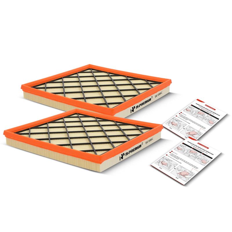 2x Engine Air Filter for Chevrolet Cruze 2011-2015 Limited Buick Cascada Verano