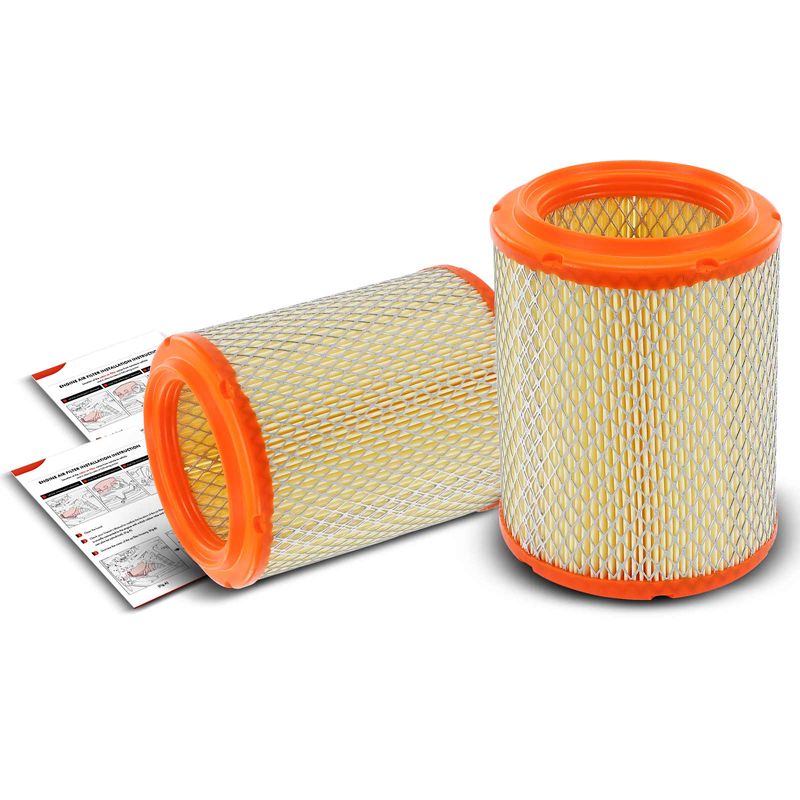 2x Front Engine Air Filter for Chrysler Sebring Dodge Stratus 2001-2006 Radial
