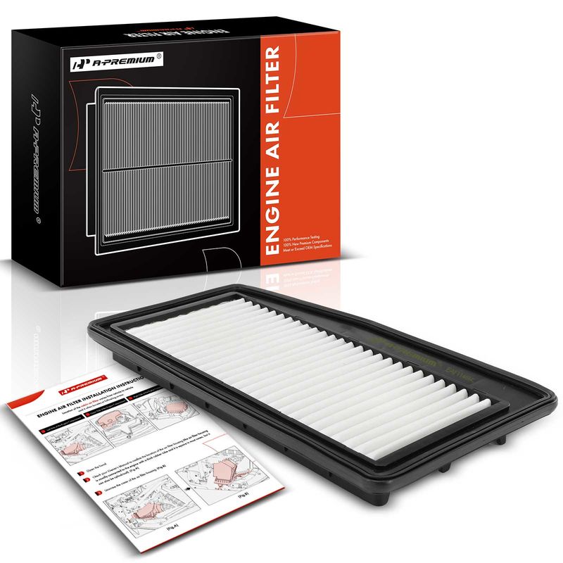 Engine Air Filter with Rigid Panel for Chevrolet Spark 2012-2015 L4 1.2L