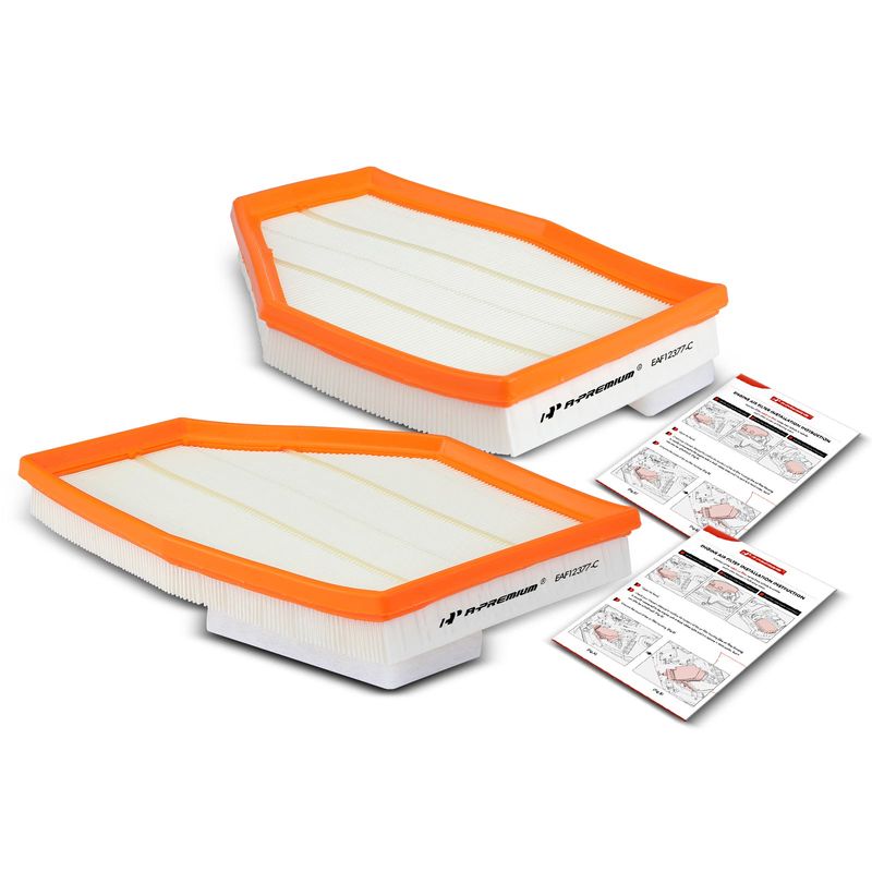 2x Left & Right Engine Air Filter for BMW G11 750i xDrive G30 M550i xDrive G16