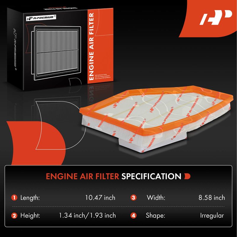 2x Left & Right Engine Air Filter for BMW G11 750i xDrive G30 M550i xDrive G16