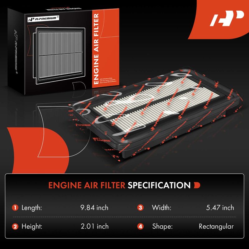 Front Engine Air Filter for Saturn SC SC1 SC2 93-02 SL SL1 SL2 SW1 SW2 93-01