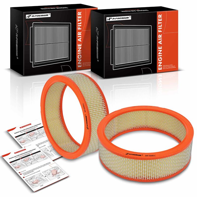 2x Front Engine Air Filter for Chevy Impala K2500 Suburban C30 Pickup Malibu
