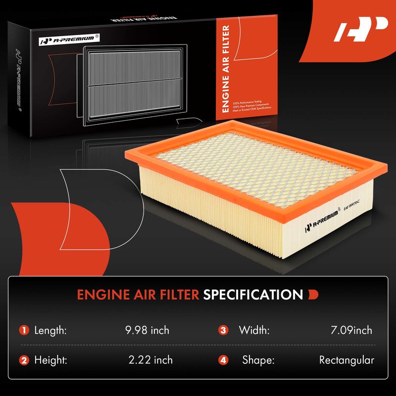 Front Engine Air Filter for Ford Escape Mazda Tribute Mercury Mariner Sable
