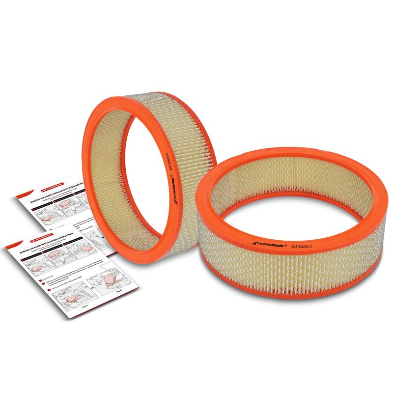 2x Front Engine Air Filter for Chevy Impala K2500 Suburban C30 Pickup Malibu