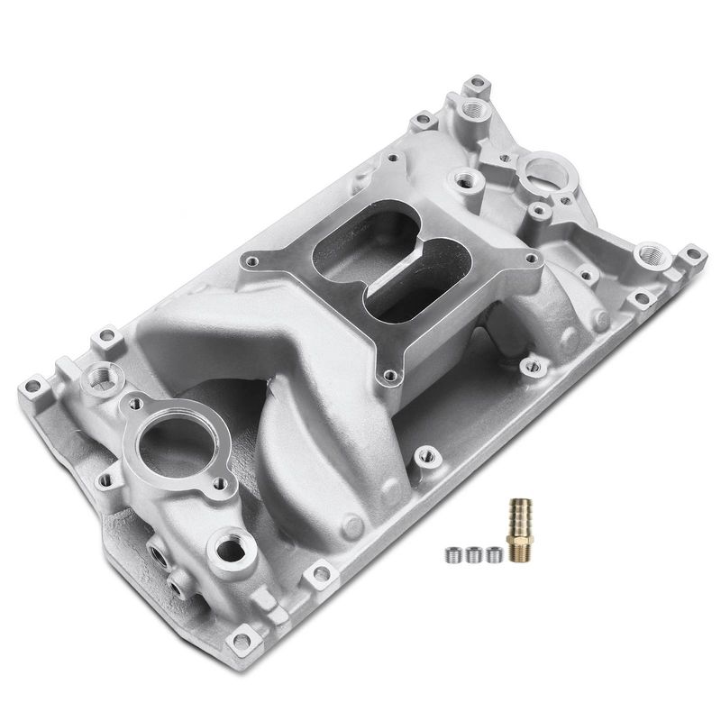 Small Block Dual Plane Intake Manifold for Chevy SBC Vortec V8 283 307 350 327