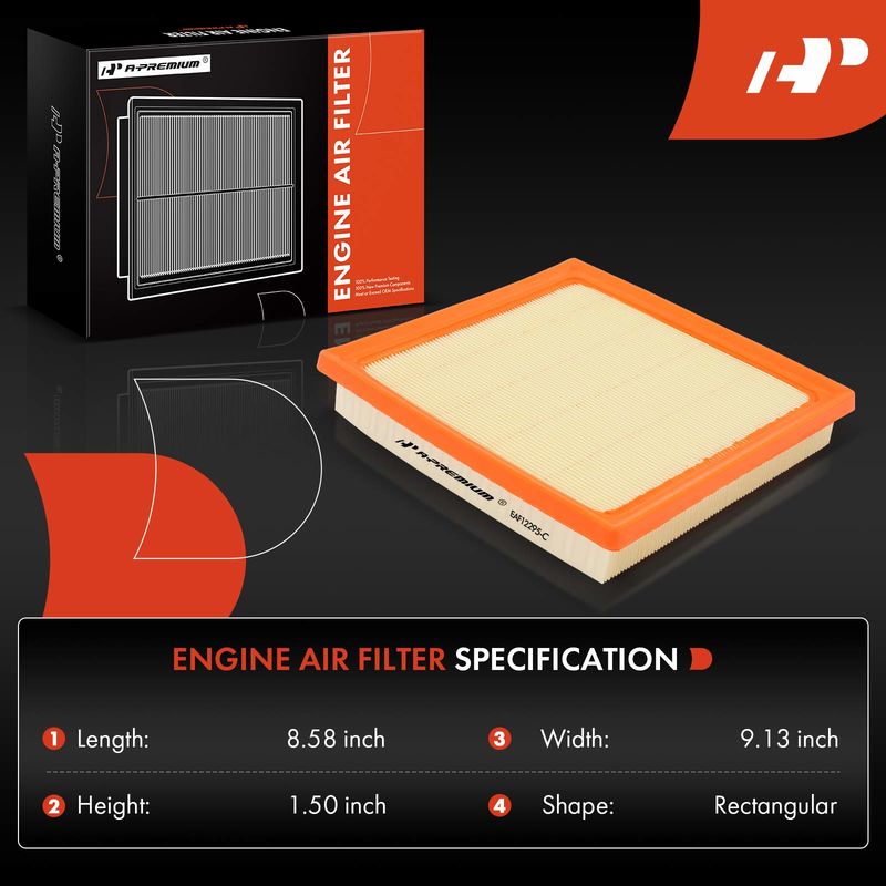 Engine Air Filter for Subaru Ascent 19-22 Impreza Legacy Forester 2.0L 2.4L 2.5L