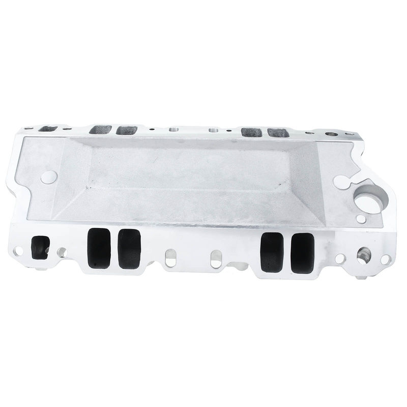Aluminum Dual Plane Air Gap Intake Manifold for Chevy 350 1955-1995 Small Block