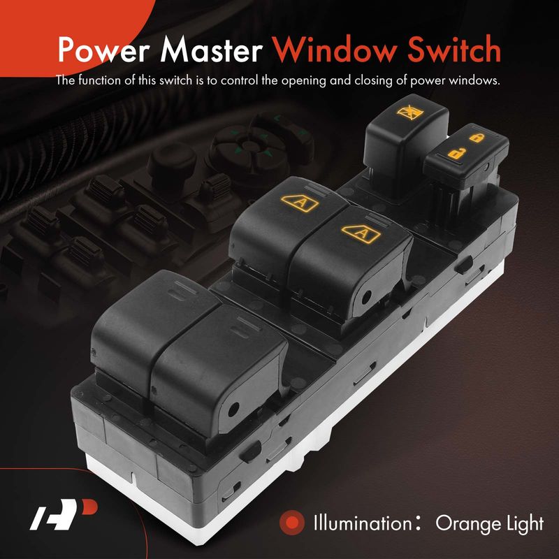Front Driver Power Window Switch for Nissan Altima 2007-2012 w/One Touch