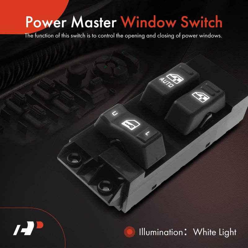 Front Driver Power Window Switch for Chevrolet Silverado 1500 2500 GMC Sierra 1500