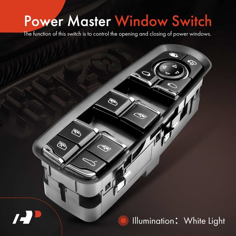 Front Driver Power Window Switch for Porsche Macan Panamera Cayenne 2011-2018