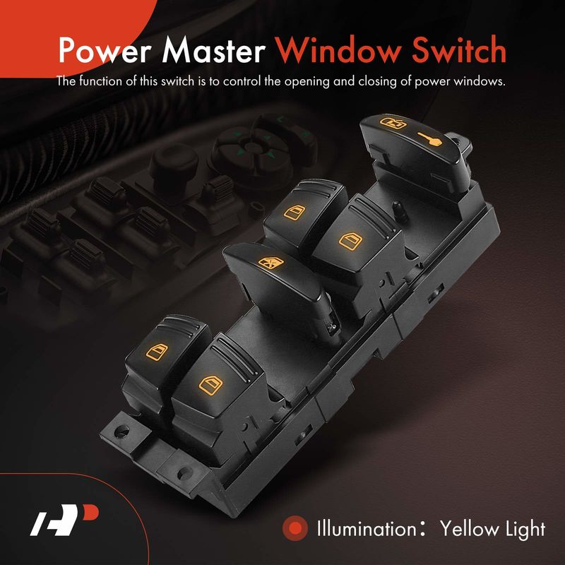 Front Driver Power Window Switch for Porsche Cayenne 2003-2006 2008-2010