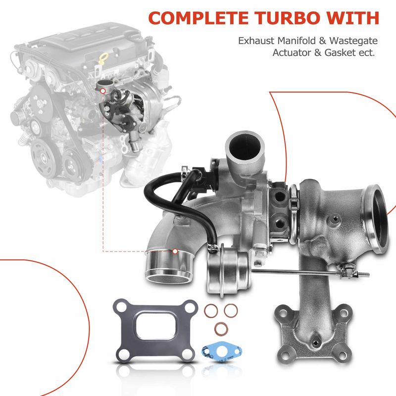 Turbo Turbocharger for Ford Escape Fusion Taurus Lincoln MKZ 2013-2016 2.0L K03
