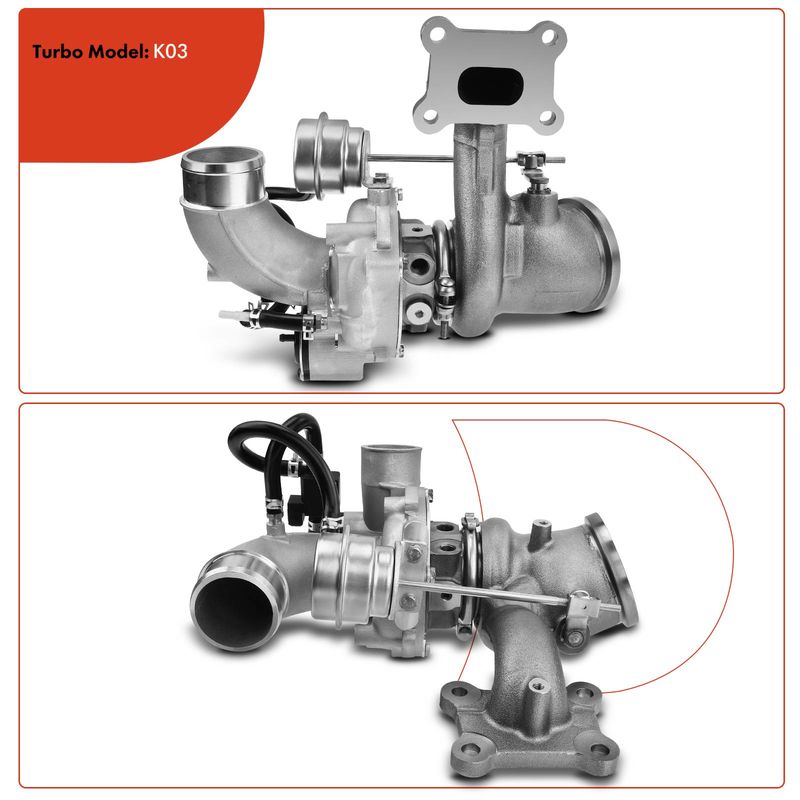Turbo Turbocharger for Ford Escape Fusion Taurus Lincoln MKZ 2013-2016 2.0L K03