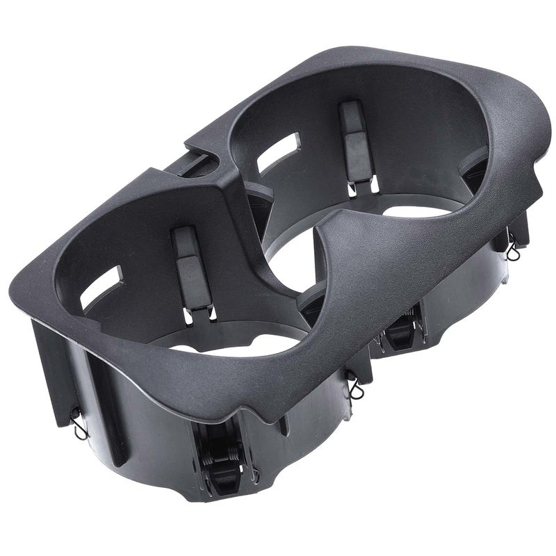 Front Black Dual Cup Holder for Mercedes-Benz W205 C205 C43 AMG C200 2015-2018