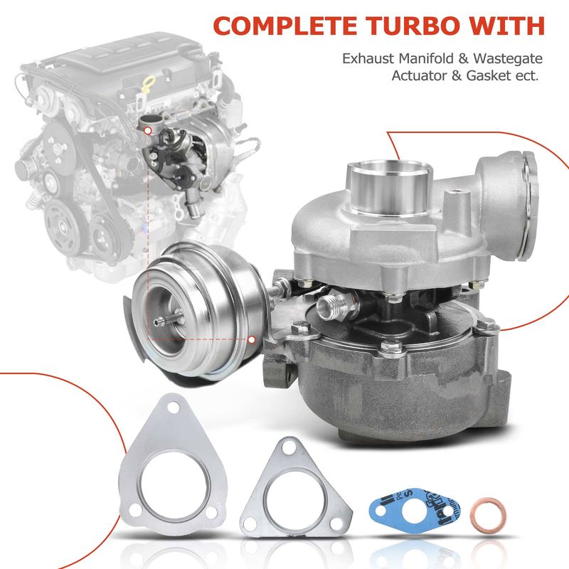 Turbo Turbocharger for Audi A4 2000-2009 A6 VW Passat 1.9/2.0 TDI GT1749VA