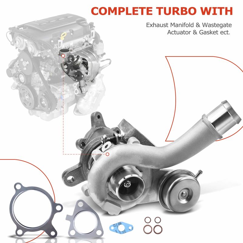 Passenger Turbo Turbocharger for Ford Explorer 2013-2019 Lincoln 3.5L MGT1549SL
