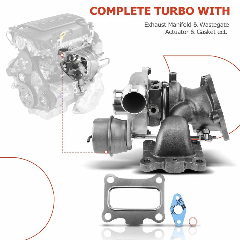 Turbo Turbocharger for Ford Fusion 2014-2020 Escape L4 1.5L B0BG