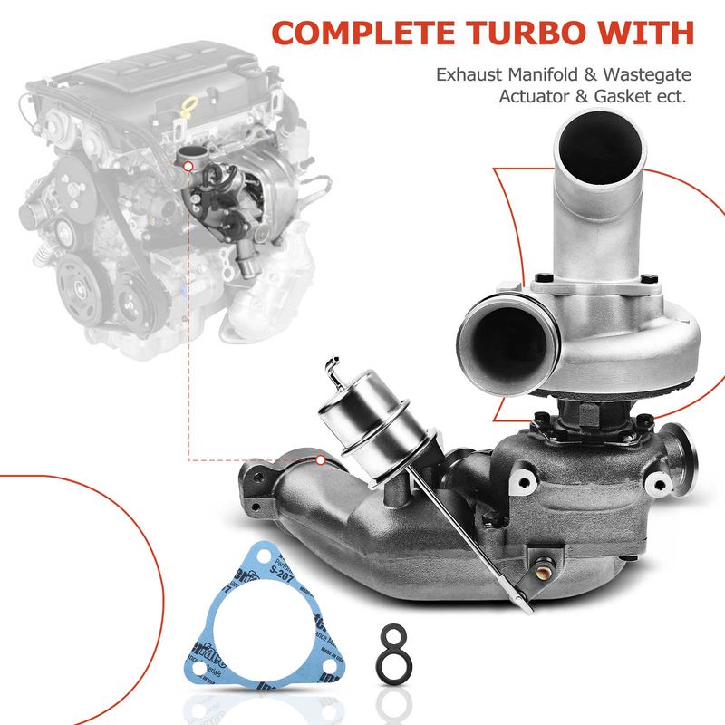 Turbo Turbocharger for Chevy Express GMC Savana 2500 3500 96-02 6.5L Diesel GM-6