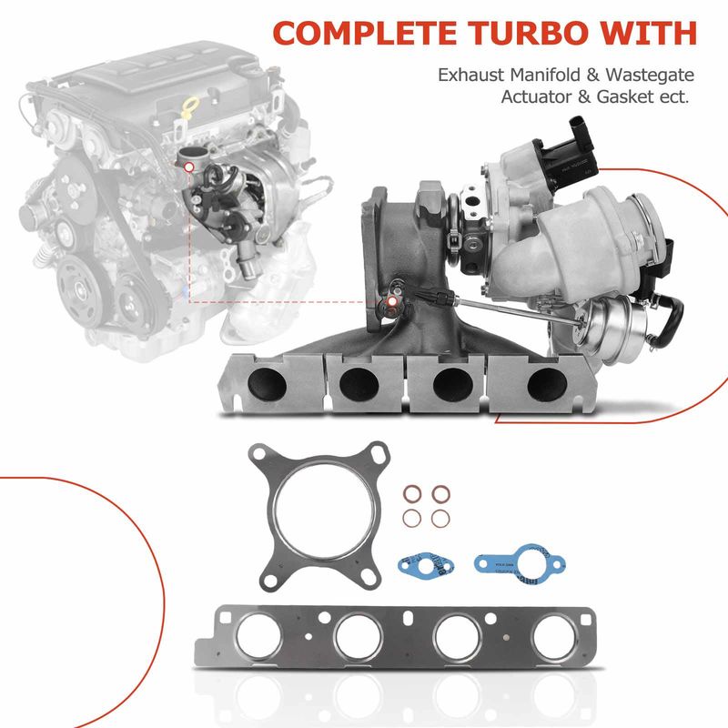 Turbo Turbocharger for Audi A3 2006-2008 TT VW Jetta Passat Eos GTI 2.0L K03