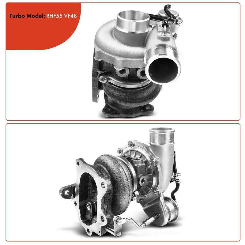Turbo Turbocharger with Gasket for Subaru Impreza 2008-2014 H4 2.5L RHF55 VF48