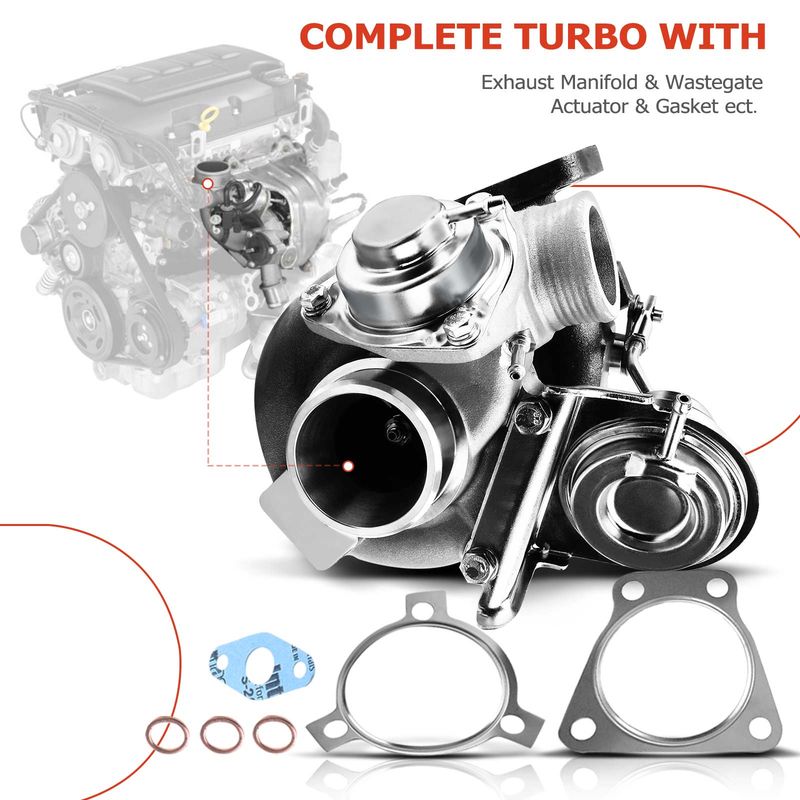 Turbo Turbocharger w/ Gasket for Volvo S40 V40 2000-2004 1.9L TD04-12T
