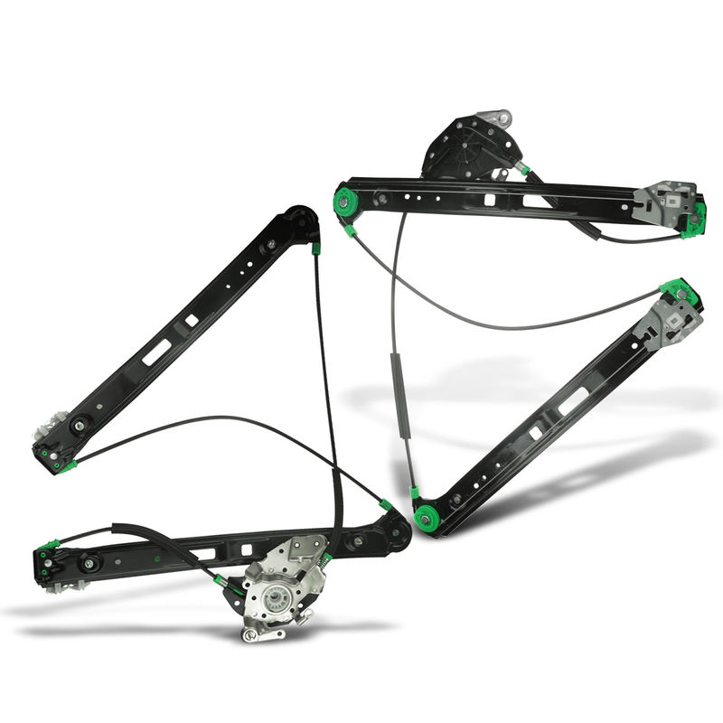 2x Front Power Window Regulator without Motor for BMW E46 323i 325i 328i