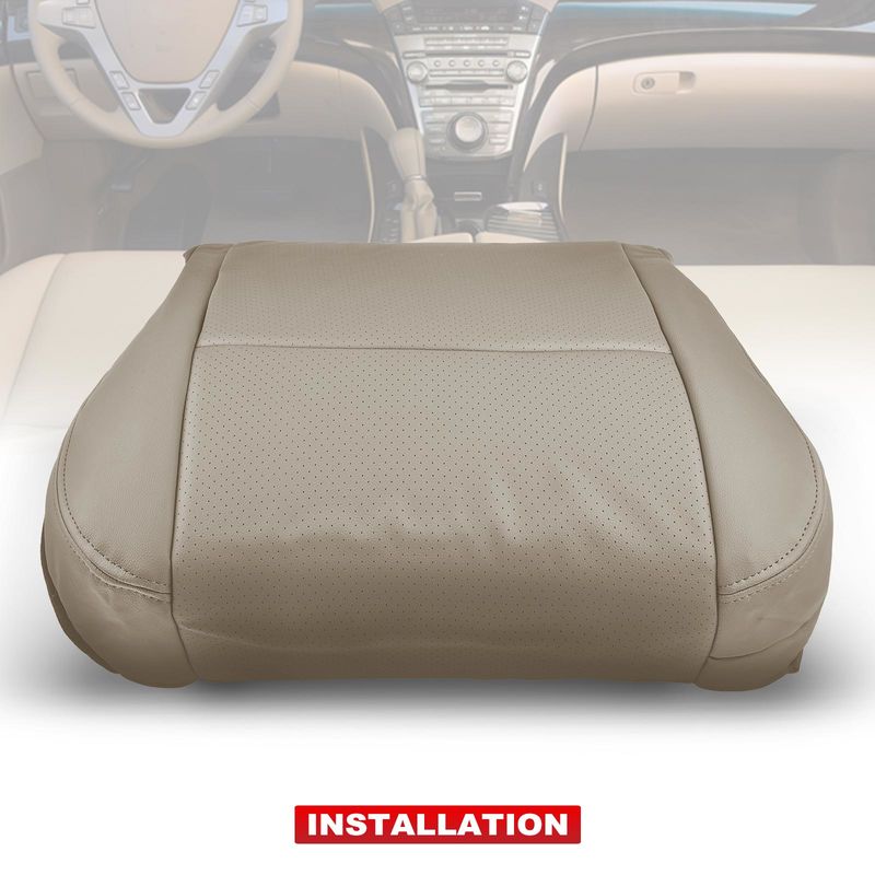 Front Driver Seat Cover for Cadillac Escalade EXT ESV 07-14 Light Cashmere Tan