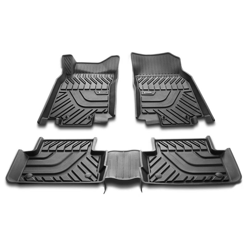 3x Front & Rear Black Floor Mats Liners for Nissan Rogue Sport 2017-2020