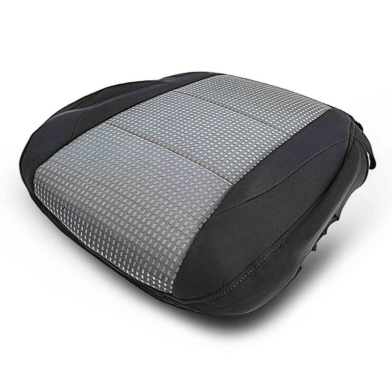 Front Driver Seat Cover for Nissan Titan SE 05-07 Gray/Black-Like