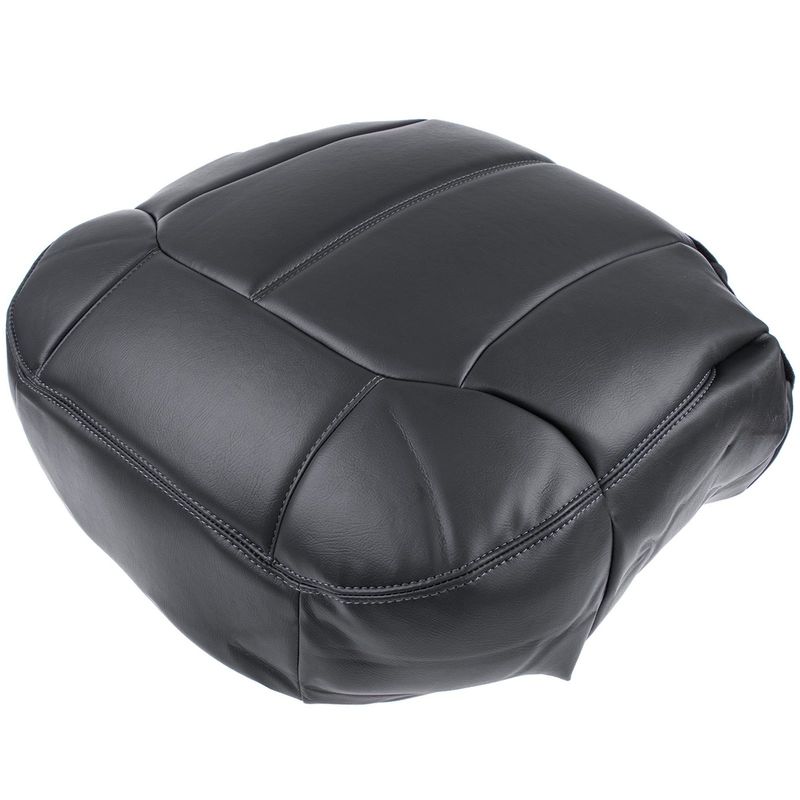 Front Driver Seat Cover for Chevy Silverado 1500 99-02 GMC Sierra Dark Graphite