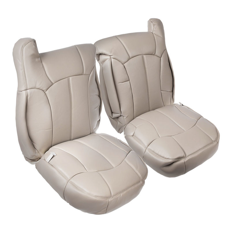 2x Front Seat Cover for Chevrolet Suburban 1500 Tahoe 99-02 Shale Tan