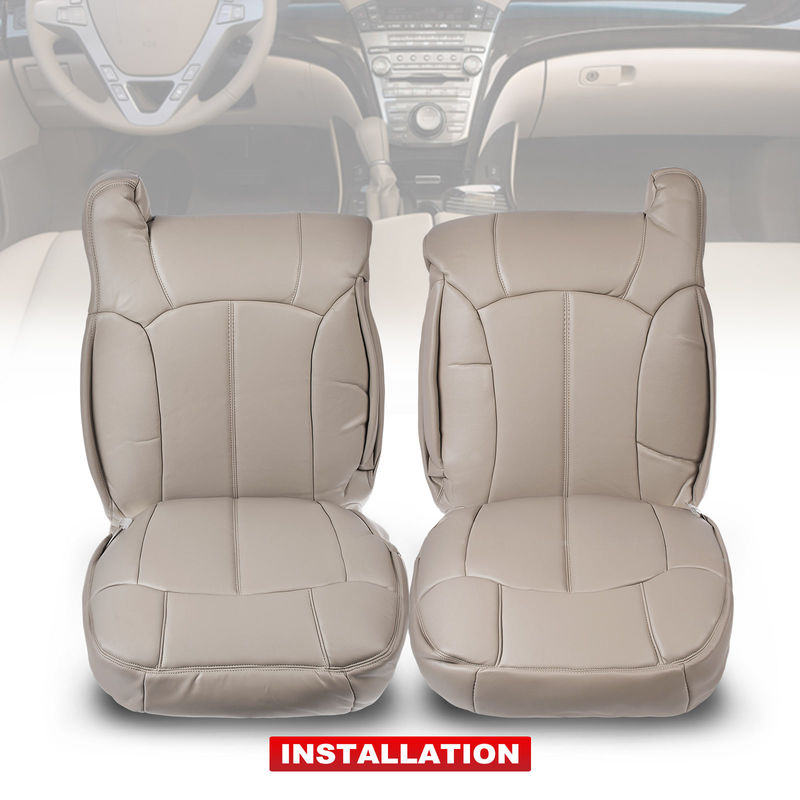 2x Front Seat Cover for Chevrolet Suburban 1500 Tahoe 99-02 Shale Tan