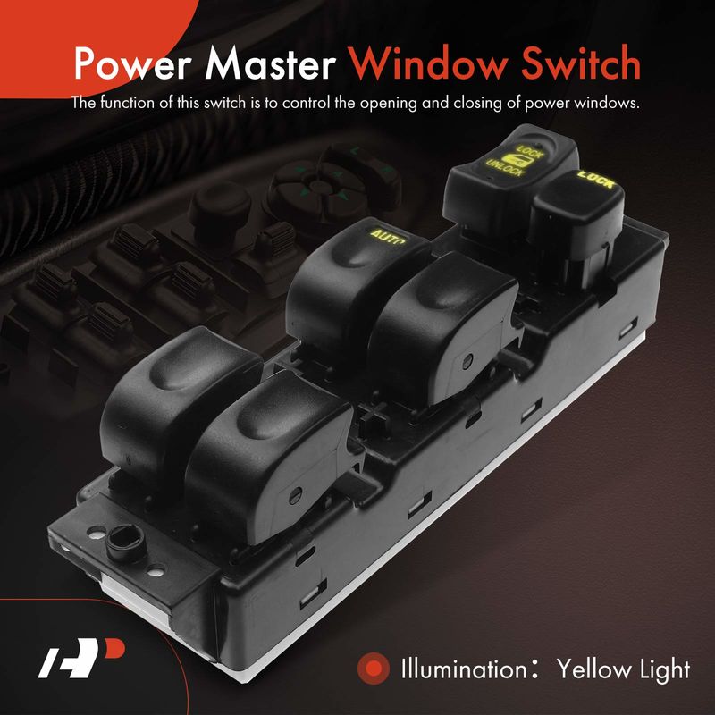 Front Driver Power Window Switch for Isuzu Rodeo 1998-2004 with One Auto Down 14 Pins